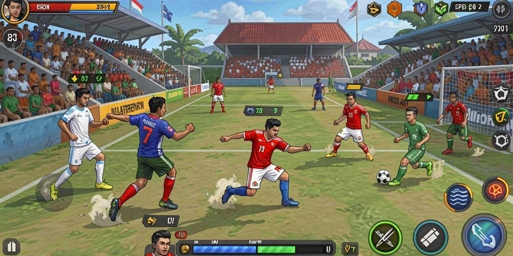 Momen bersama teman di mode multiplayer yang seru.