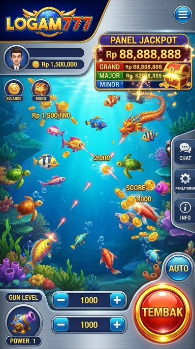 logam777 — layar beranda